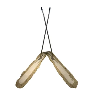 GRS BSCI Factory Hot Selling Customized Flat Dust Cotton Mop with Mop Stick for Easing Cleaning