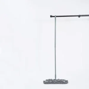 GRS Certification 100% Polyester Fabric Grey Cleaning Mop for Household and Office