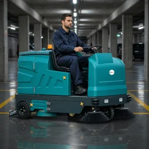 GS1450 Ride On 48V Cordless Battery Self Propelled New Floor Scrubber Machine Commercial for Shopping Mall Supermarket Floor