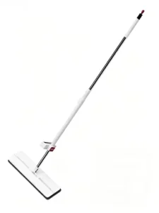 Giant Flat Mop with Reinforced Anti-Deform Plate, Thick Pole, Microfiber Pads, Wet and Dry Use