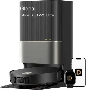 Global X50 PRO Ultra Corner Edge Clean Obstacle Climbing Strong Suction Auto Mop Self Cleaning LDS Smart Vacuum Cleane