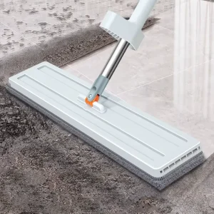 Good Quality Multi Functional Magic Mops Microfiber Steel Pole 2 Piece Quick Dry Durable Flat Mops for Home