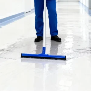 Green Multicolor EVA Floor Squeegee Soft Rubber with Steel or Aluminum Handle for Household Use