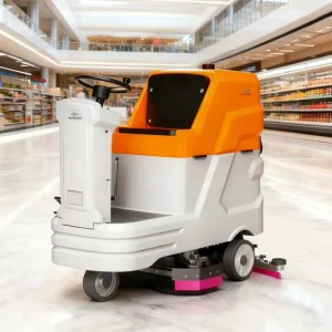 HANGCHA China Factory Ride on Floor Cleaning Scrubbing Machine Mall Office Factory Use Driving Floor Scrubber