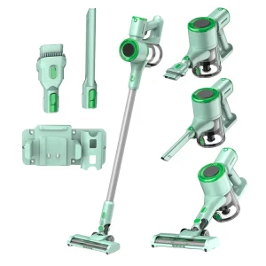 HEPA Filtration Cyclone Bagless Cordless Brushless Motor Stick Vacuum Cleaner Dry Function Hotel Outdoor Garage Carpet