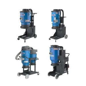 HEPA Industrial Vacuum Cleaner and Dry Concrete Floor Dust Extractor with Cyclone Collector, 3 HP