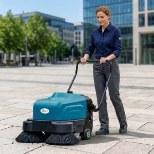 HS1000 Industrial Electric Walk-Behind Street and Floor Sweeper with Brush Motor