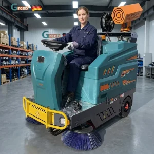 HS1450A Electric Automatic Street Sweeper with Core Brush Components