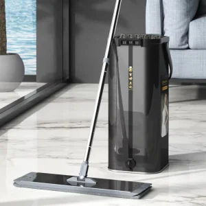 Hand Free Easy Use Self washed Magic Flat Mop Mop with Bucket Cleaning Mop