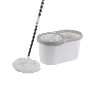 Hand Press for and PP Bucket Set with Self Wringer Stainless Steel 70 80% Dehydration Rate for Wet & Dry Floor Cleaning