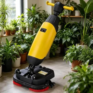 Hand-Push Automatic Floor Scrubber Machine for Small and Medium Areas
