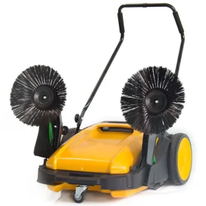 Hand Push Double-Sided Manual Flooring and Road Sweeper Truck