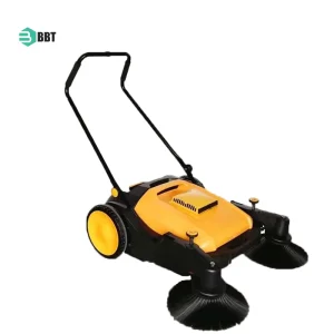Hand Push Double-Sided Manual Road and Floor Sweeper