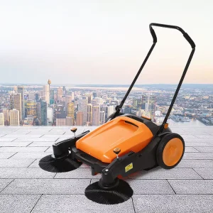 Hand Push Industrial Floor Cleaning Machine with Bearing Gear for Factory Workshop Warehouse