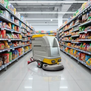 Hand Push Industrial Floor Scrubber Machine Automatic Commercial Floor Washer ST X500 for Supermarket Warehouse Factory