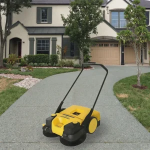 Hand Push Manual Floor Sweeper and Road Sweeper with Battery Power