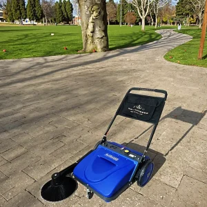 Hand Push Manual Floor and Road Sweeper with Vacuum