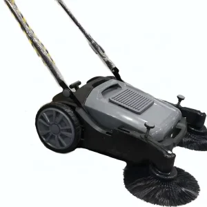 Hand-Push Manual Lawn and Floor Sweeper