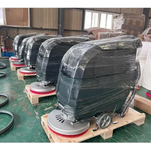 Hand-Push Single Disc Automatic Commercial Floor Scrubber Machine