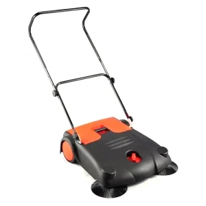 Hand Push Sweeper Indoor Outdoor Use Walk Behind Sweeper Manual Push Floor Sweeper for Garbage