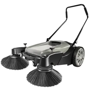 Hand-Push Walk-Behind Floor Sweeper Cleaner Machine for Road and Factory