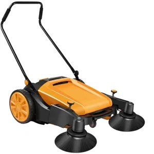 Hand Pushed Floor Sweepers for Industrial Workshop Floors Do Not Require Batteries