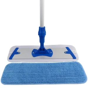 Hand-Washable Water-Absorbent Thickened Microfiber Flat Mop Replacement Cloth
