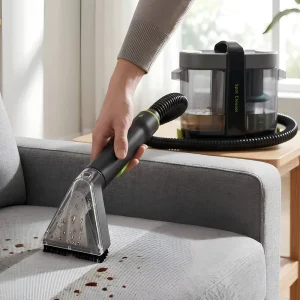 Hand held Electric Carpet Cleaner Machine Lightweight Spot Cleaning for Car Seats Sofa Fabric and Pet Stains
