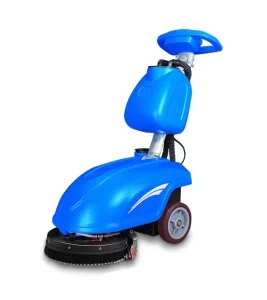 Hand pushed Small Floor Scrubber Machines for Cleaning Food Shop Hotel Floor Walk Behind Scrubbing Machine