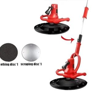 Handheld 220V Electric Power Trowel Floor Putty Powder Polishing Machine Concrete Grinding Smoothing 1.5kW Manual