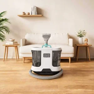 Handheld Bagless Battery Powered Wet & Dry Carpet Vacuum Cleaner for Deep Cleaning of Cars Hotels Households