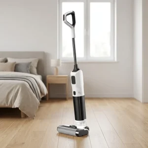 Handheld Commercial Wet/Dry Vacuum Cleaner and Floor Scrubber with HEPA Filtration, Brushless Motor, and Self-Cleaning