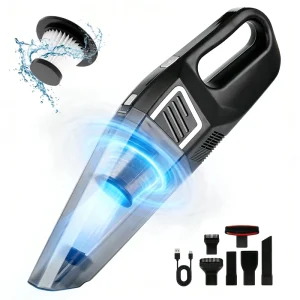 Handheld Cordless Vacuum Cleaner With Powerful Motor & Suction Mini Handheld Vacuum Cleaner For Car Home Office Pet Hair