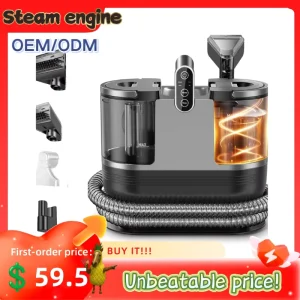 Handheld Fabric Cleaner Machine 15 kPa 400W Portable Spot Carpet Cleaner with Hot Water Extraction Manufacturer