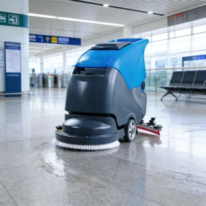 Handheld Mini Cordless Electric Floor Scrubber with High-Capacity Tanks