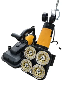 Handheld Three-Head or Four-Head Dust-Free Polishing Machine for Floors, Concrete, and Cement Surfaces