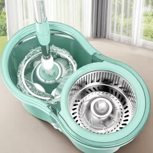 Hands-Free 2-in-1 Centrifugal Spin Mop and Bucket Set for Household Floor Cleaning