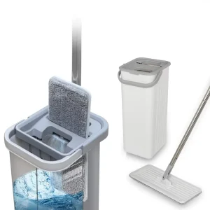 Hands-Free Hard Floor Cleaning Mop with Bucket and Pedal