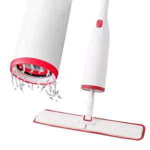 Hands-Free High-Capacity Microfiber Flat Mop with 70-80% Dehydration Rate Pet Hair Removal