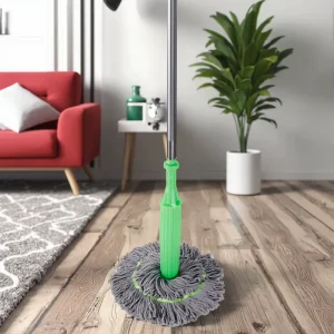 Hands Free Self Wringing One Step Cleaning Mop Household Lazy Rectangular Pattern Rotating Chenille Mop Extensible for Home Use