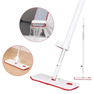 Hands-Free Spray Mop Self-Squeeze Mop With Hidden Water Tank and Lightweight Aluminum Pole