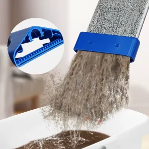 Hands-Free Squeeze Wet and Dry Flat Floor Mop
