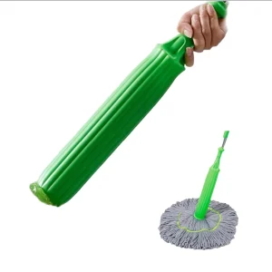 Hands-Free Wet and Dry Floor Mop with Self-Screwing Mechanism