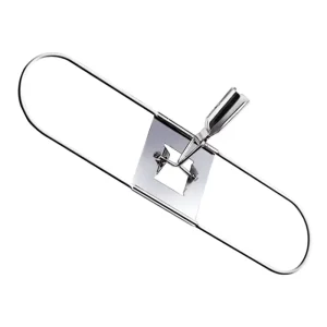 Heavy-Duty 16-Inch Jointed Zinc-Plated Iron Dust Mop Frame Support Bracket and Mop Holder