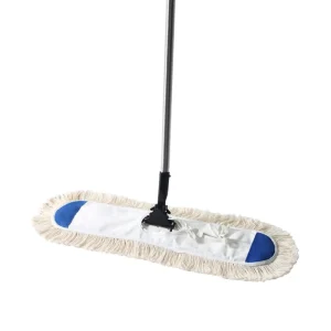 Heavy Duty Cleaning Commercial Cotton Flat Dust Mop Stainless Aluminum Handle
