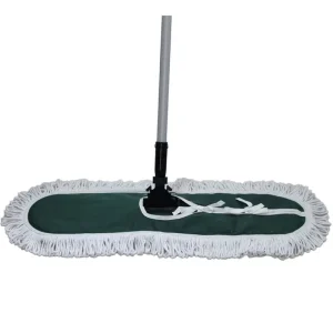 Heavy-Duty Commercial Cotton Flat Dust Mop Set