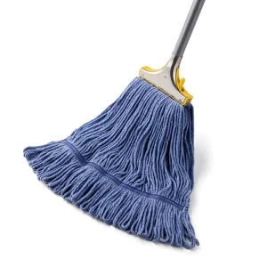 Heavy Duty Cotton Wet Mop with Telescopic Iron Pole and Jaw Clamp