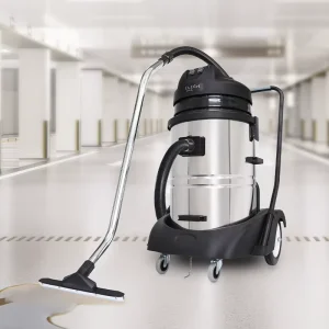 Heavy Duty Dual Motor Stainless Steel Industrial Wet Dry Vacuum Cleaner for Dust and Coarse Dirt