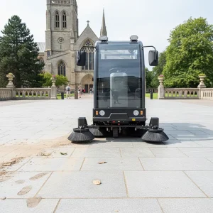 Heavy-Duty Electric Ride-On Floor Sweeper with CE ISO Certification for Various Ground Applications