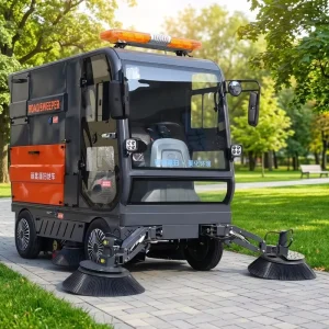 Heavy Duty ISO Approved Large Capacity Battery Powered Electric Industrial Park Factory Dust Suction Street Sweeper